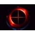 Optika na vzduchovku 6-12x44EG + kroužky 11mm s červeným podsvětleným křížem 